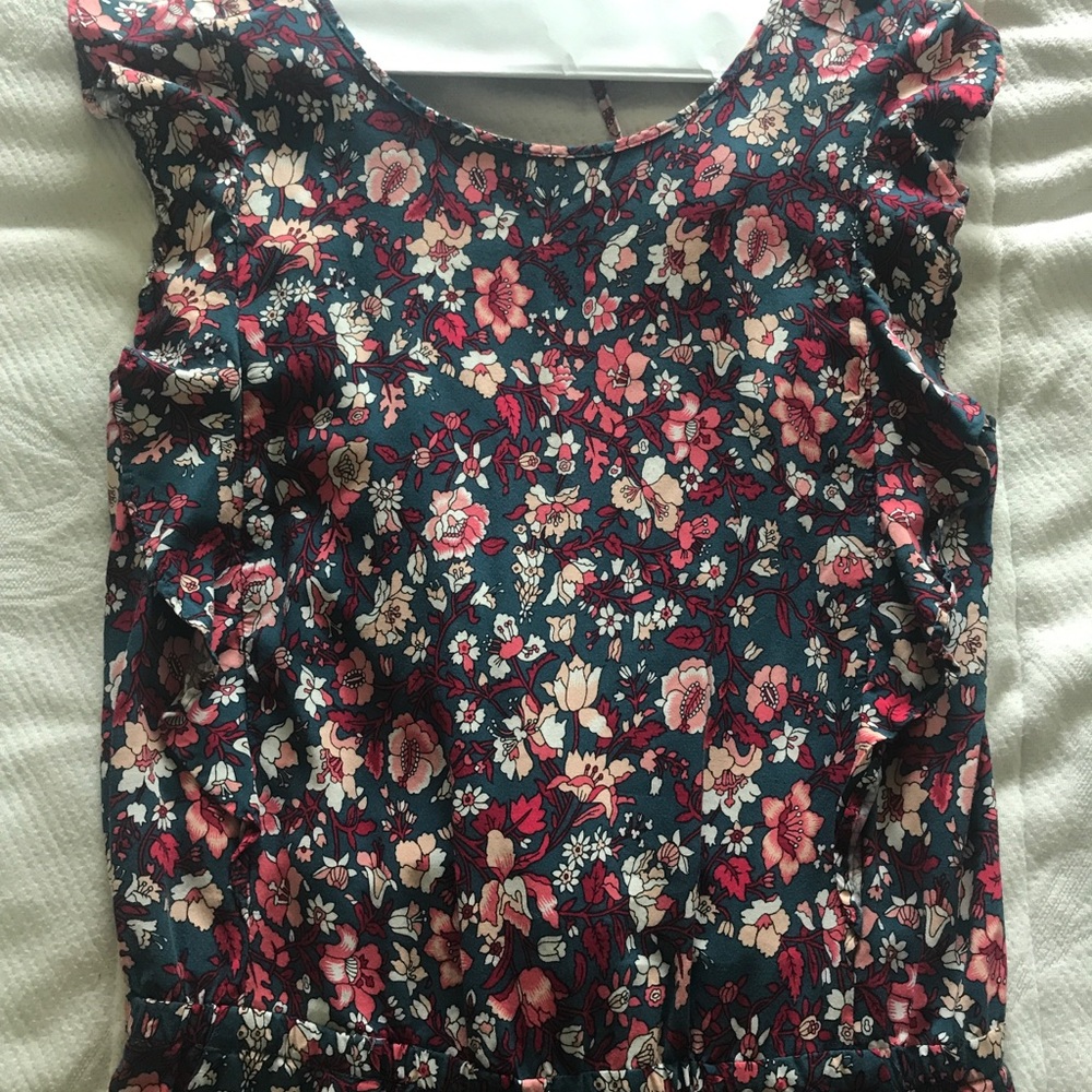 LOFT romper, floral pattern